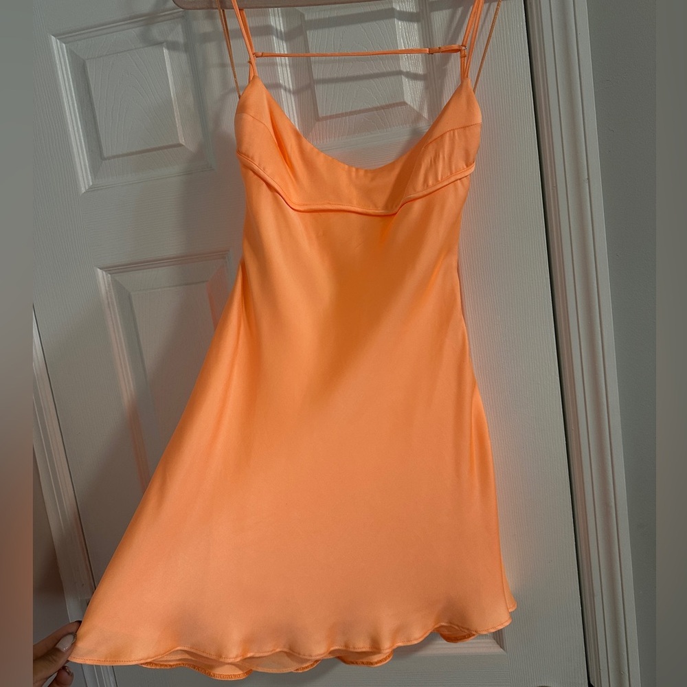 Silk mini dress